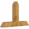 Ekena Millwork Portland Rough Sawn Timber Gable Bracket, Western Red Cedar, 48"W x 32"H x 6"D x 6"F, 16/12 Pitch GBW048X32X0606POR00RWR - alternate 5